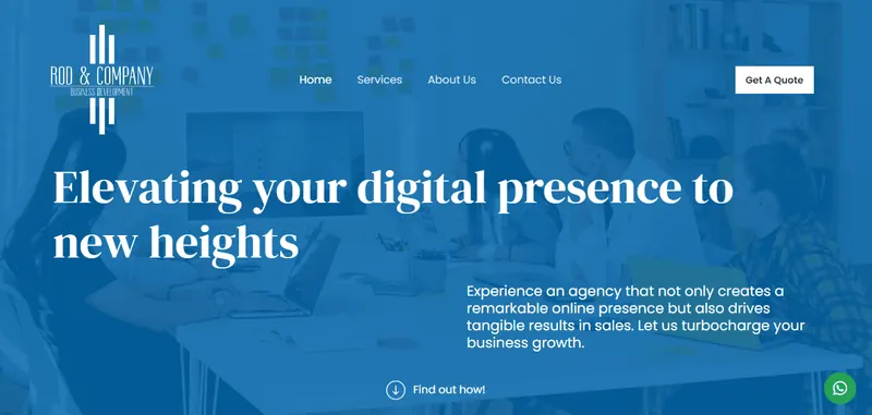 The Rod and Co. - Sitio web de Agencia Digital